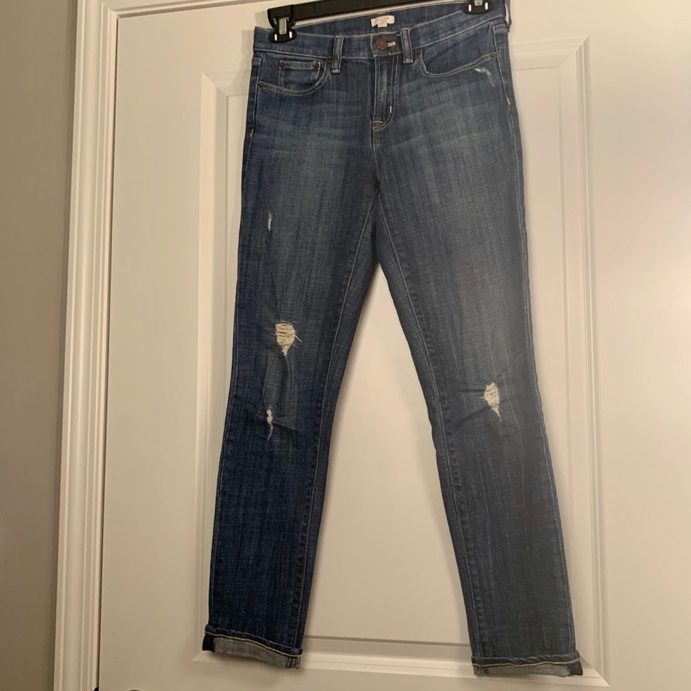 J. Crew Distressed Jeans